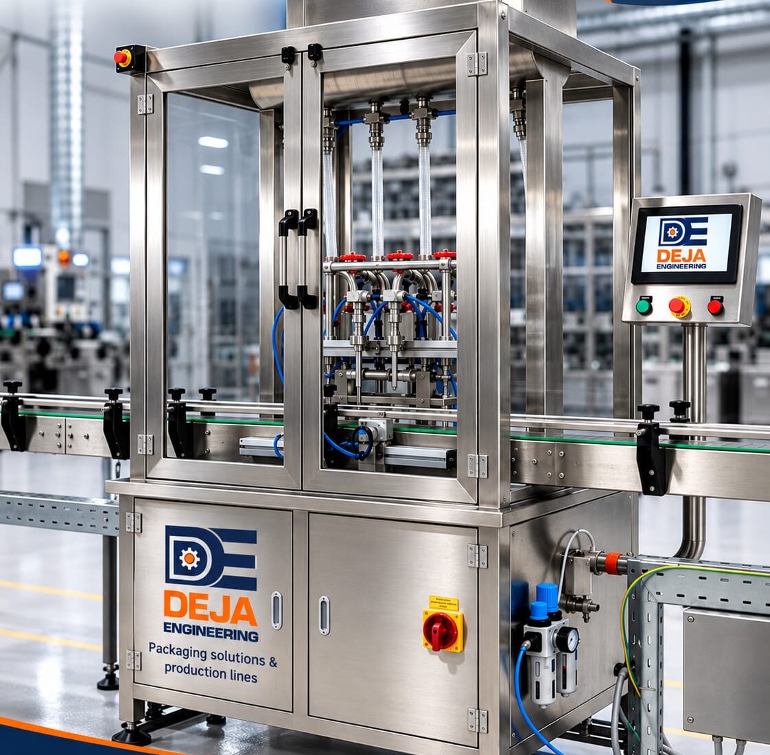 Piston liquid filling machine